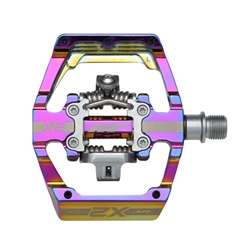 HT X2-SX BMX Race Pedals - Oil Slick